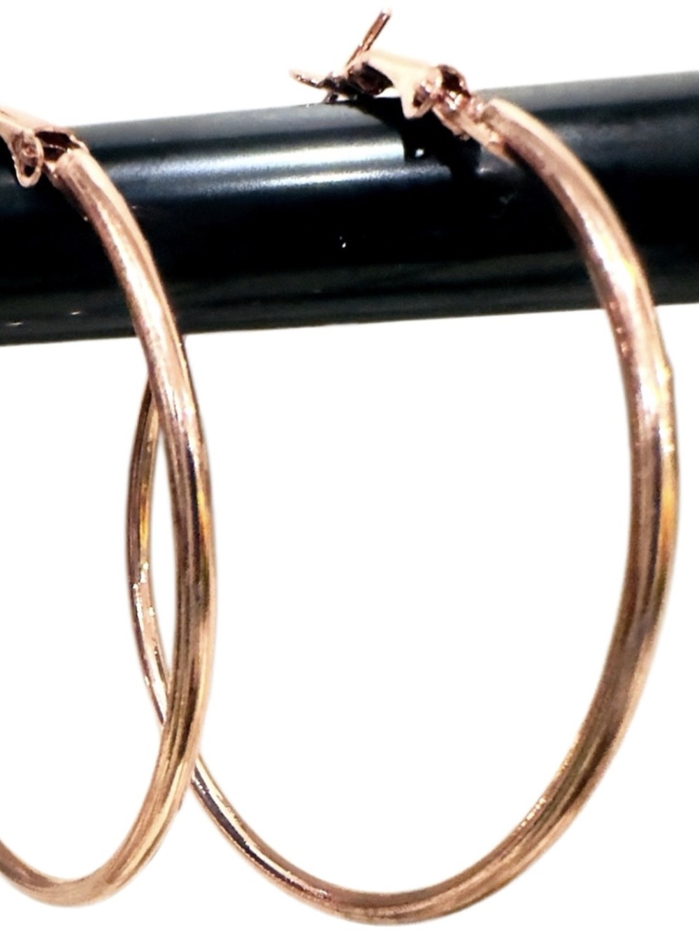 Elegant Rose Gold Hoop Earrings for Women